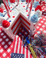 Slice Of Fun Patriotic Sipper Set with Straws