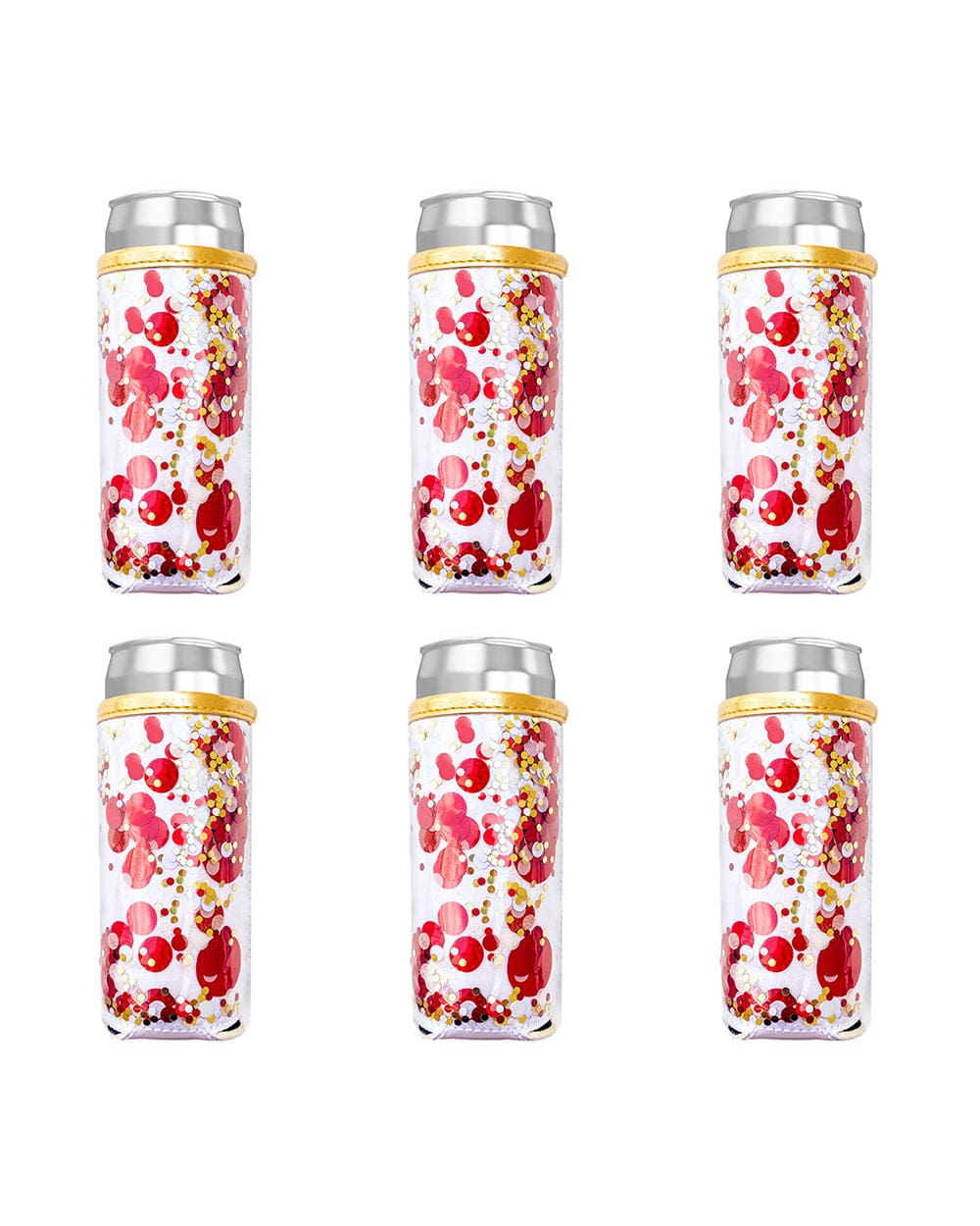 Spirit Squad Confetti Skinny Can Drink Sleeve