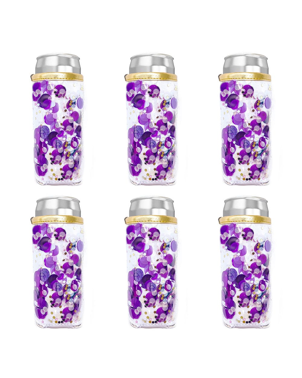 Spirit Squad Confetti Skinny Can Drink Sleeve