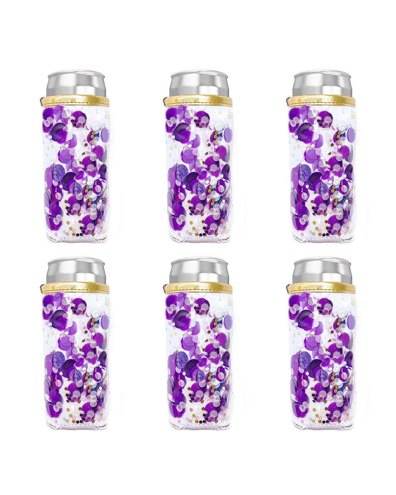 Spirit Squad Confetti Skinny Can Cooler