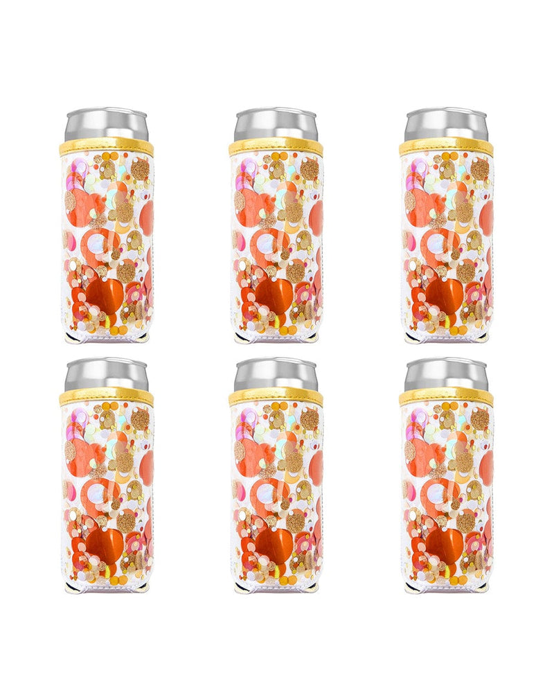 Orange Burst Cheers Can Cooler Bundle