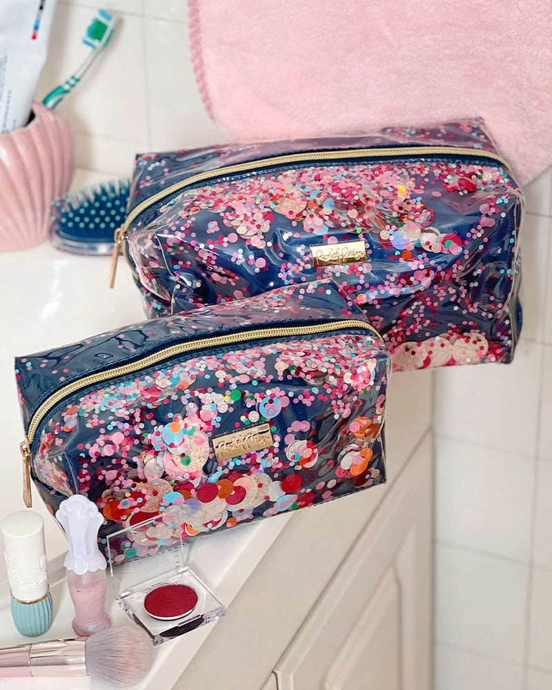 Essentials Confetti Vanity and Toiletry Bag