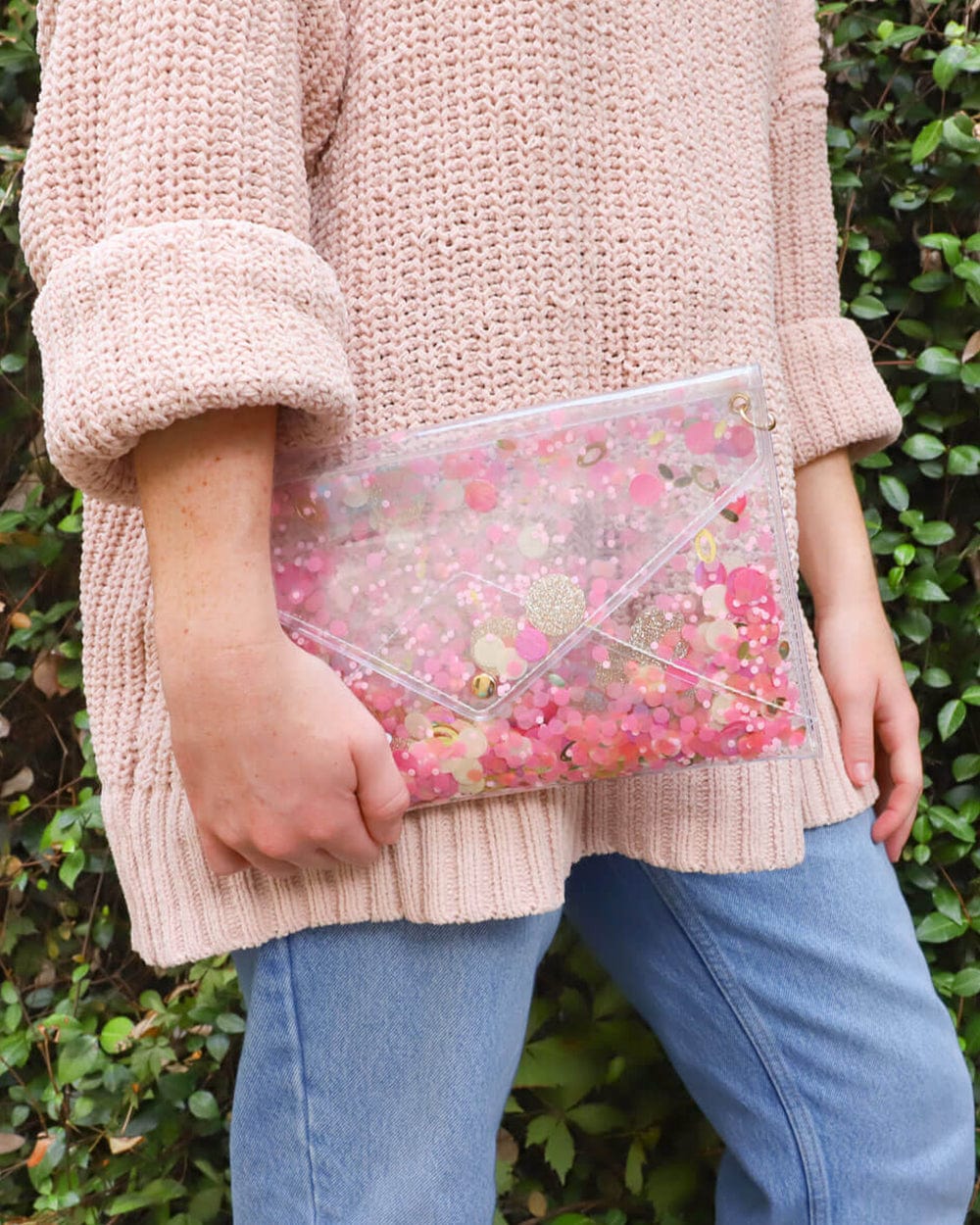 Confetti Convertible Clutch / Crossbody Bag