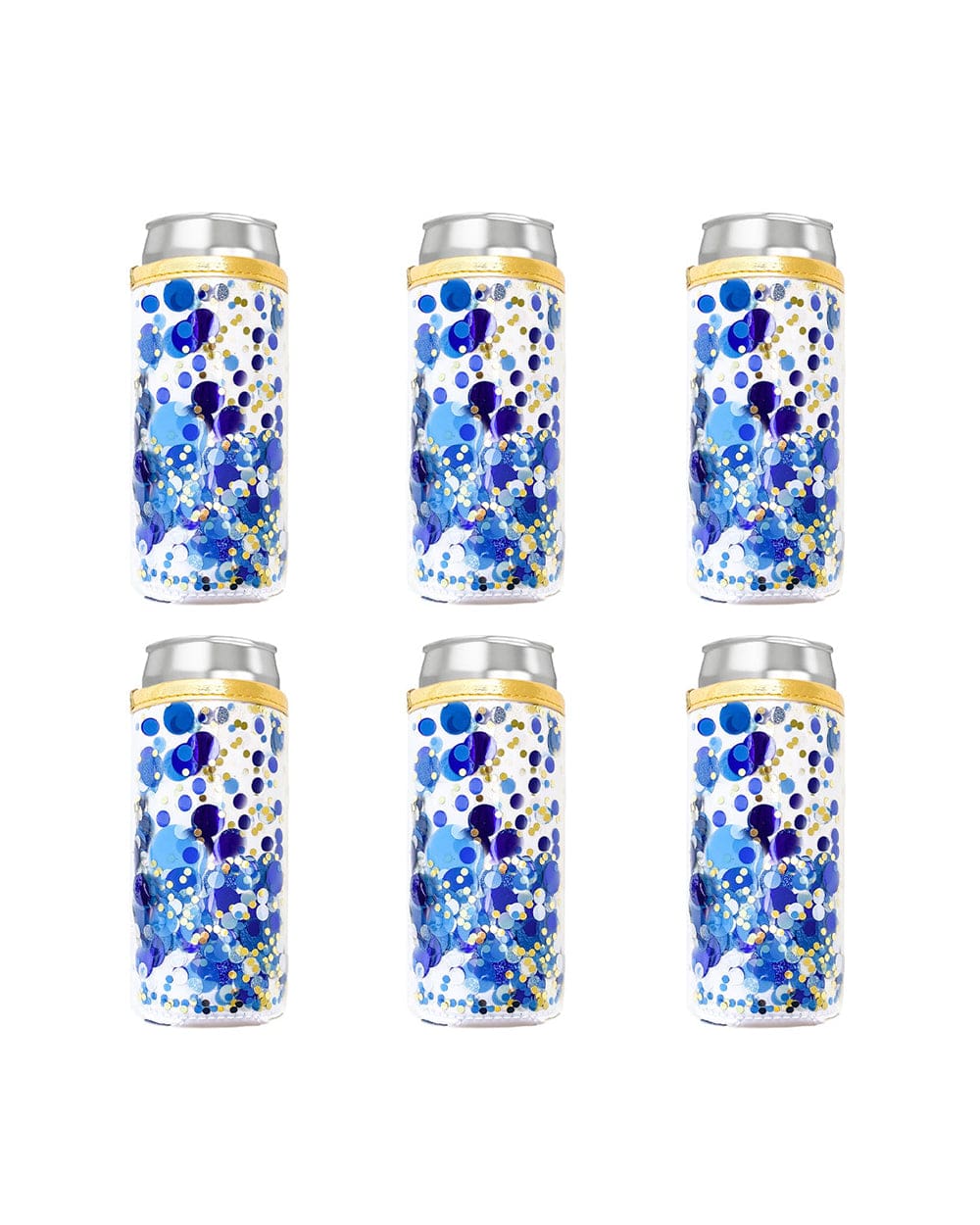 Spirit Squad Confetti Skinny Can Drink Sleeve