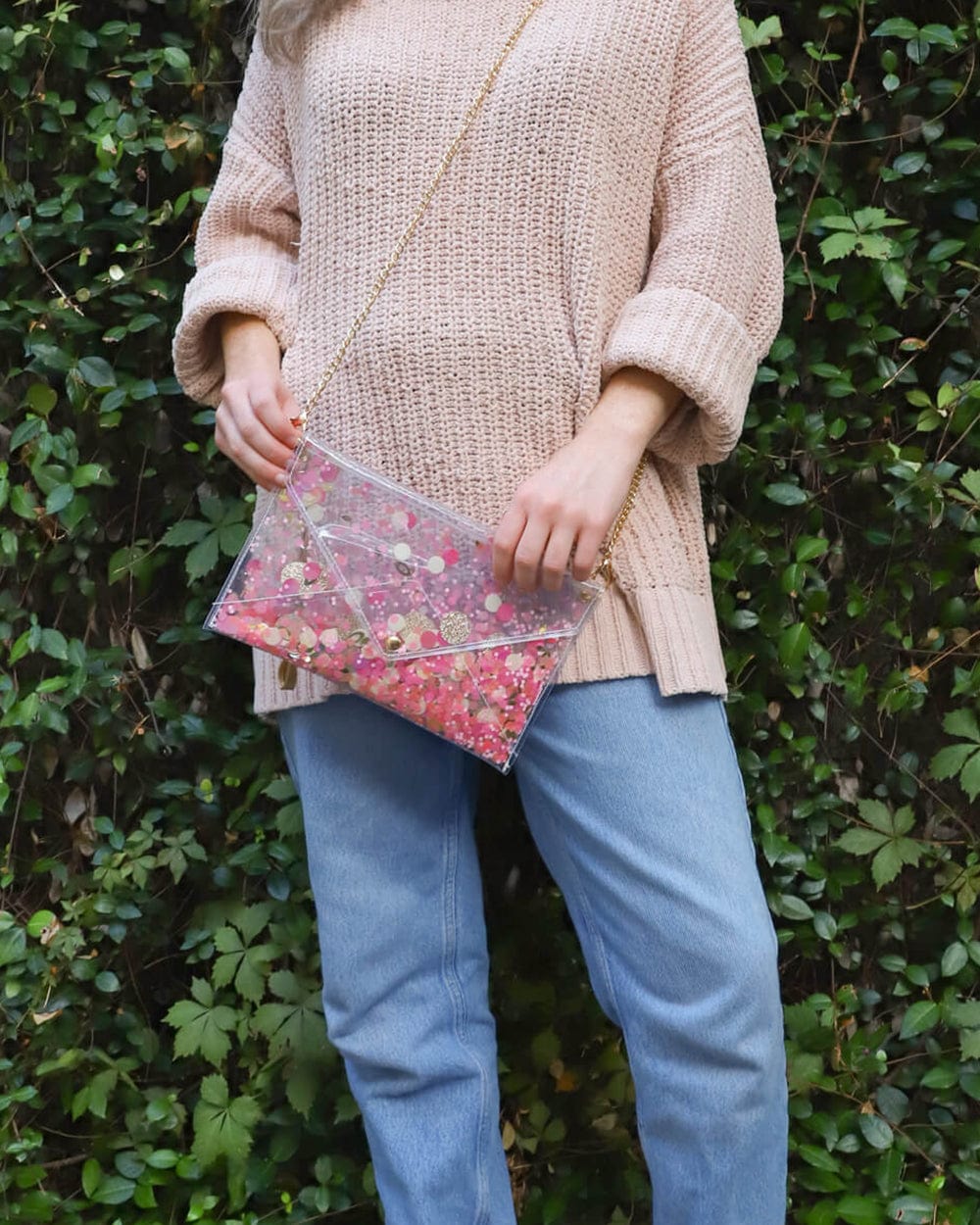 Confetti Convertible Clutch / Crossbody Bag