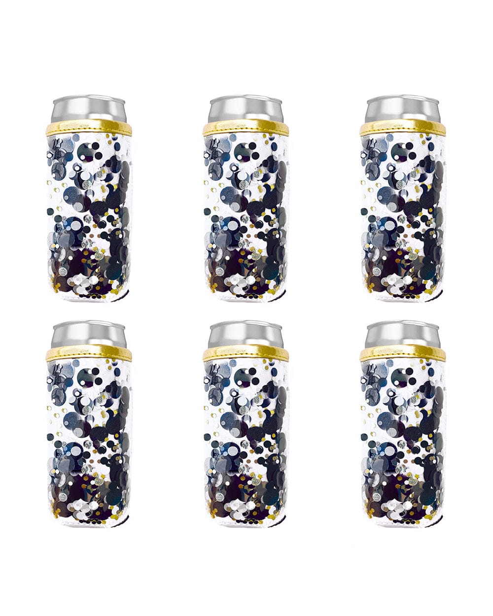 Spirit Squad Confetti Skinny Can Drink Sleeve