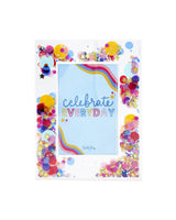 Celebrate every day confetti mix in 4x6 frame for pictures or art 