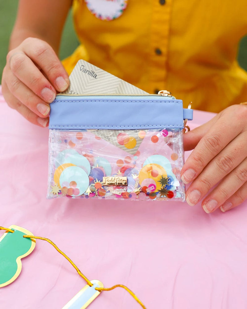 Essentials Confetti Mini Keychain Wallet