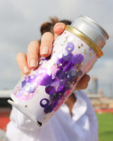 Spirit Squad Confetti Skinny Can Cooler