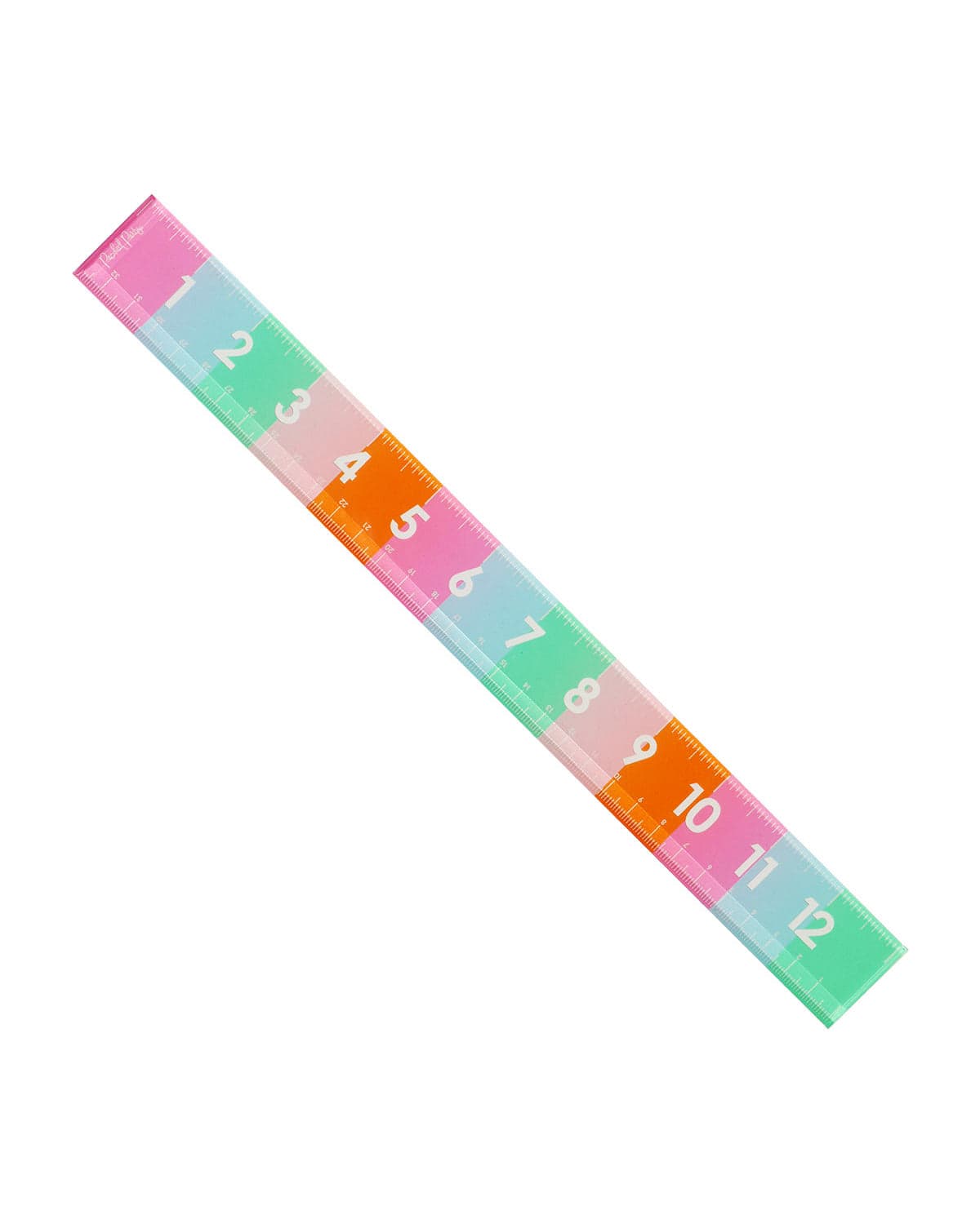 Standard ruler, cute stripes girly.