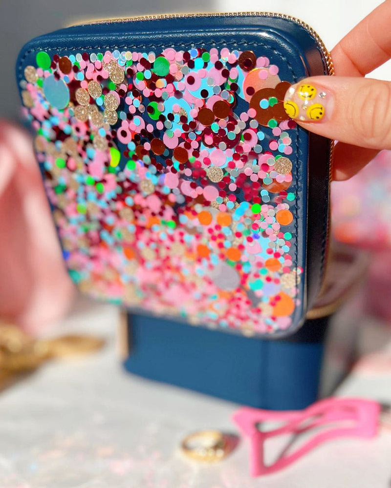 Essentials Confetti Jewelry Organizer for Rings, Necklaces, and Earrings