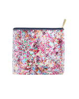 Essentials Confetti Ultimate Travel Bundle with Clear Tote, Pouch, Cosmetic Bag, Vanity and Mini Vanity Bag