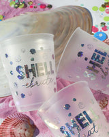 Cheers with our cupstack cups, shell-ebrate and bring on the sunshine cups