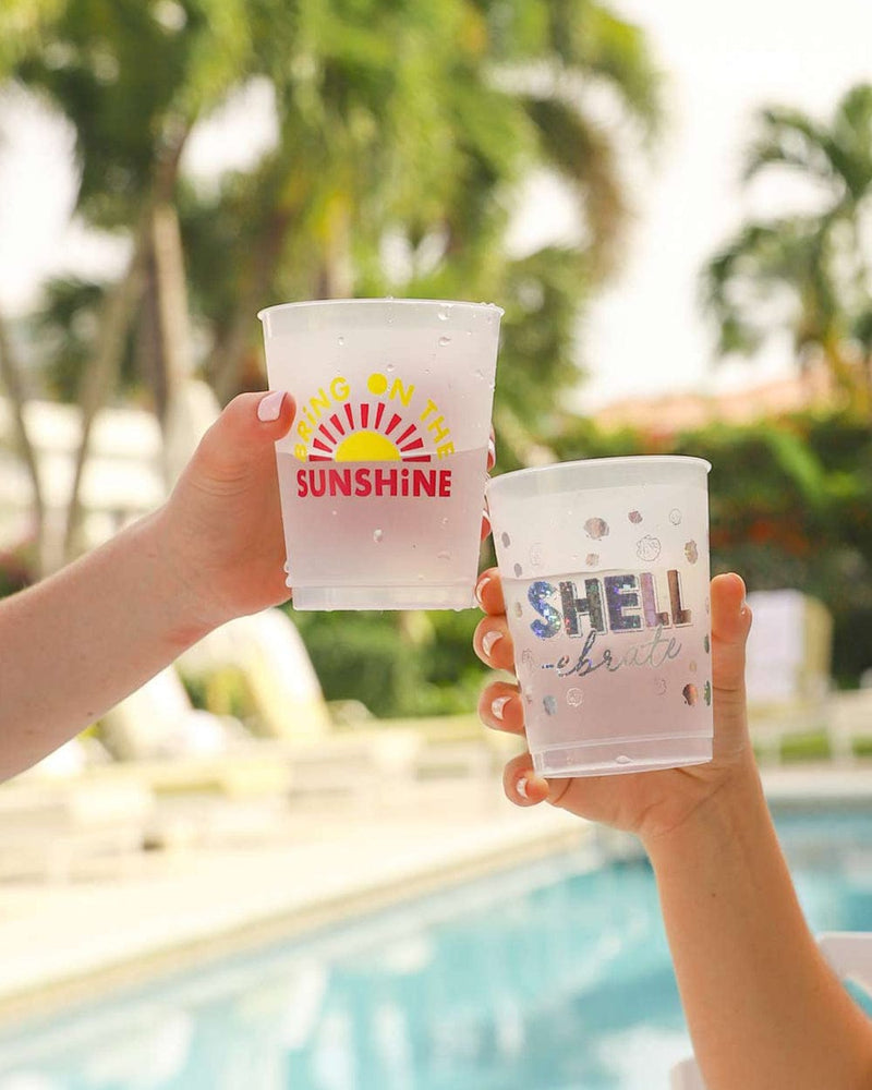 cheers with two spring/summer shatterproof cups