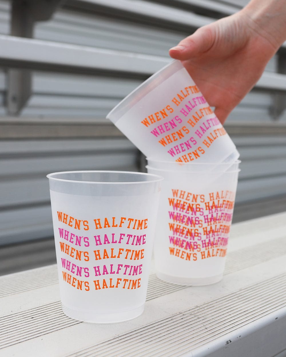 When's Halftime Cupstack