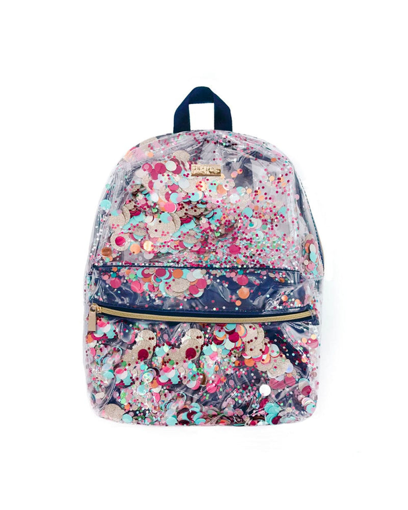 Packed Party's Essential's Blue Confetti Backpack