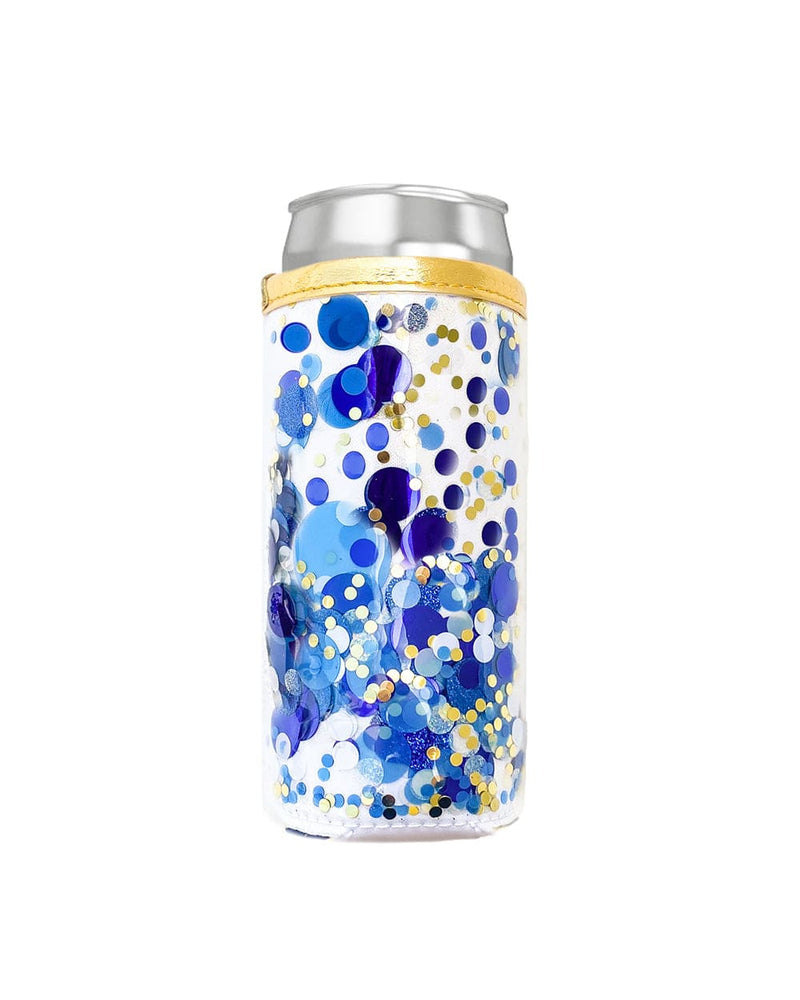 Spirit Squad Purple Crush Confetti Skinny Can Cooler