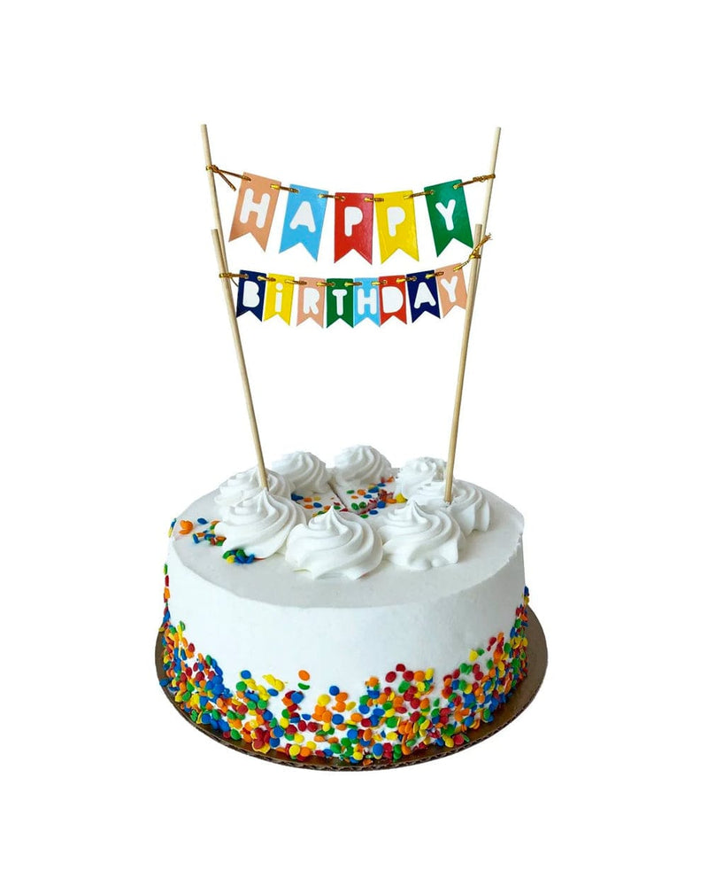Happy Birthday Cake Pennant