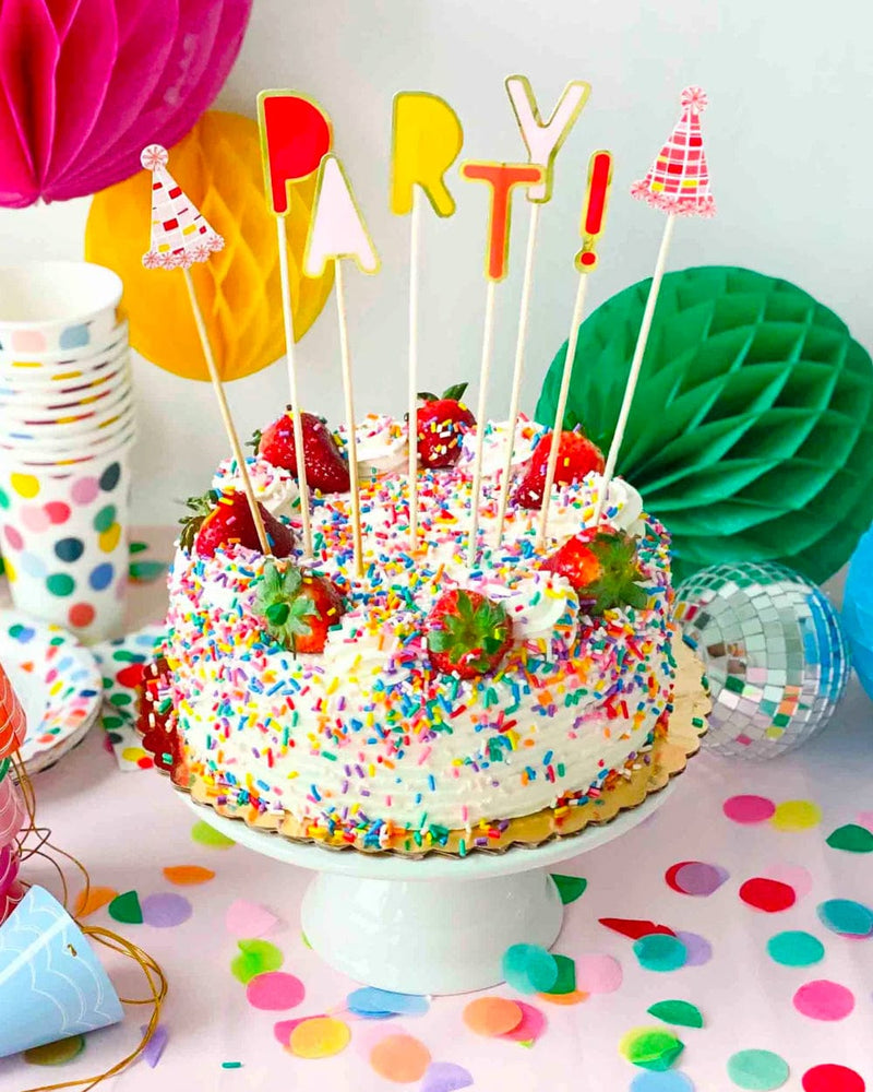 Rainbow Honeycomb Decorations