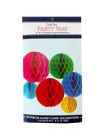 Rainbow Honeycomb Decorations