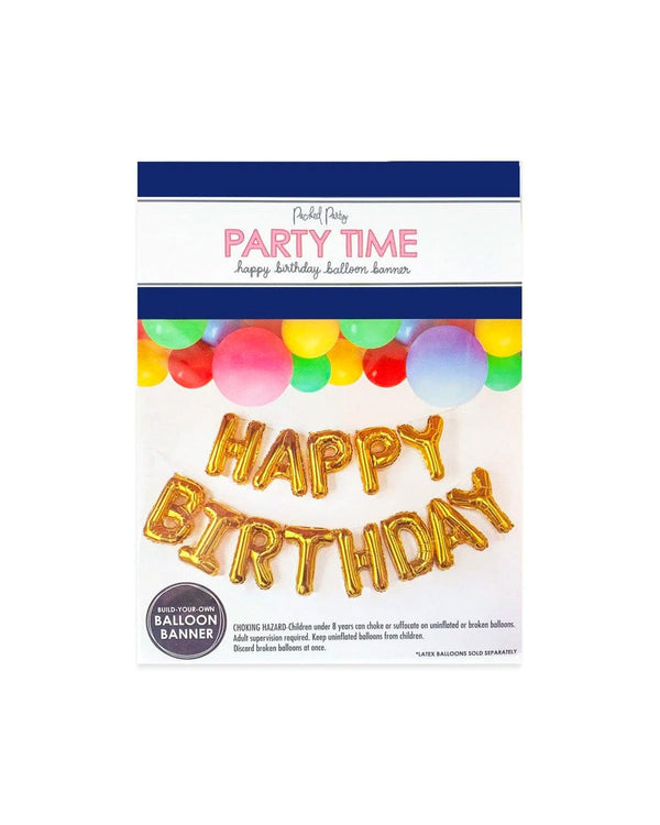 Happy Birthday Letter Balloons