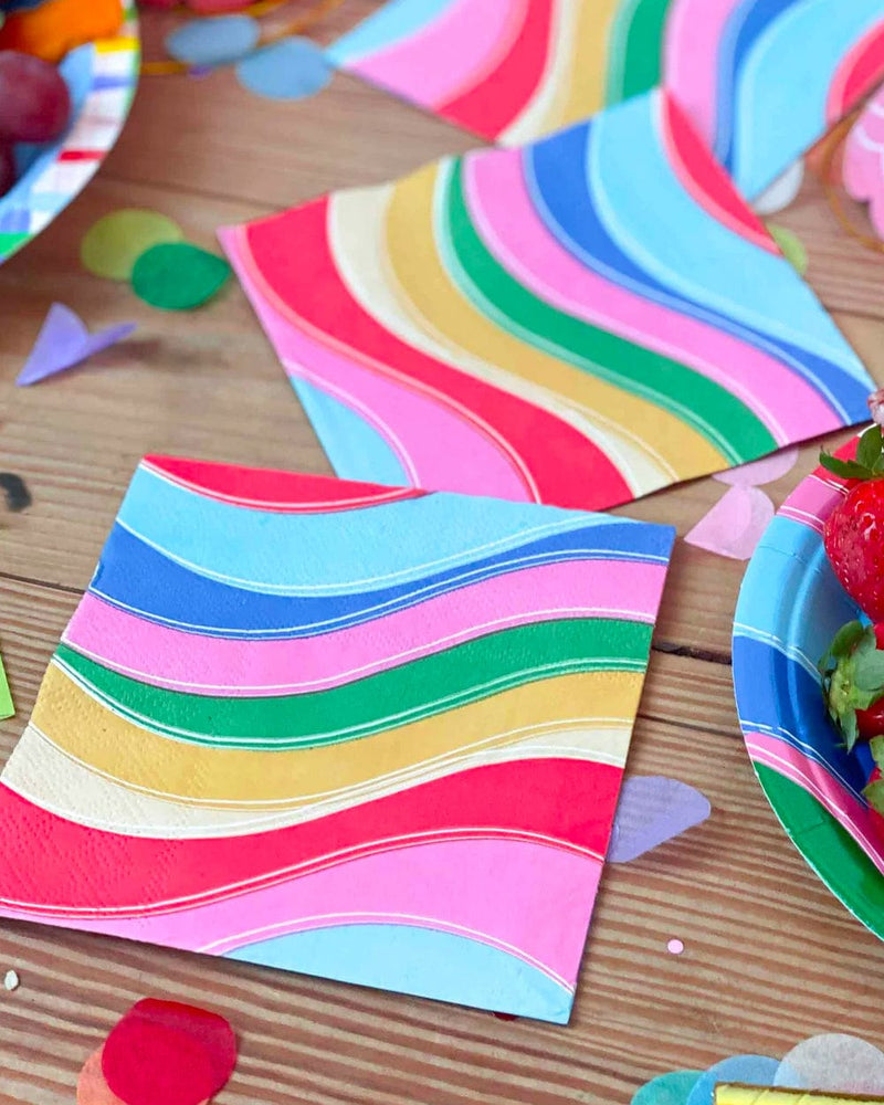 Dessert Napkin- Wave Hello