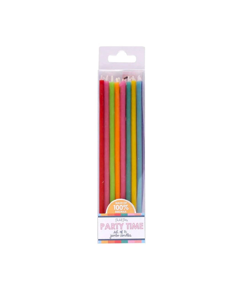 Light Me Up Rainbow Multicolored Party Light Candles Set