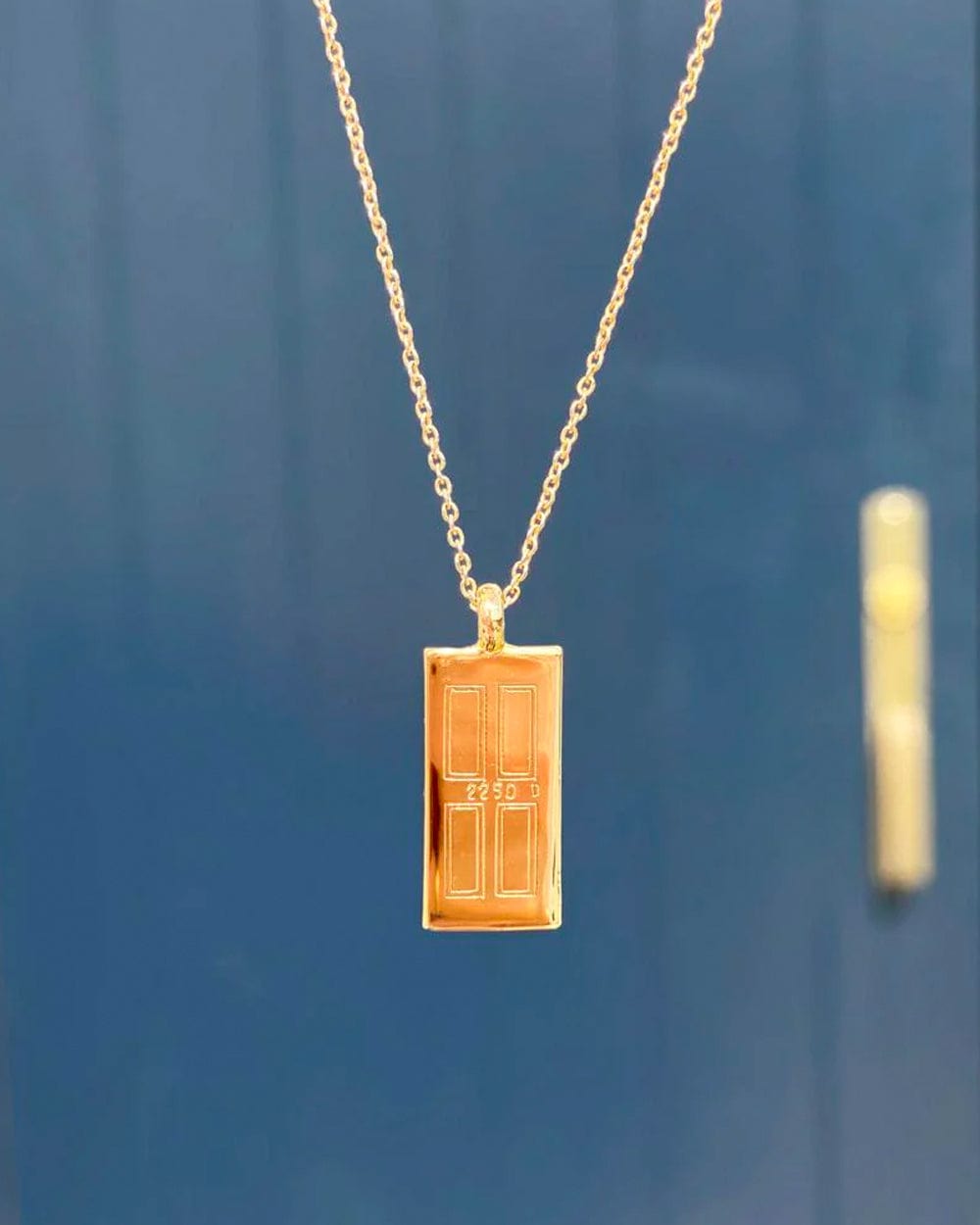 Doorstep Pendant Necklace (Engravable Custom Necklace)