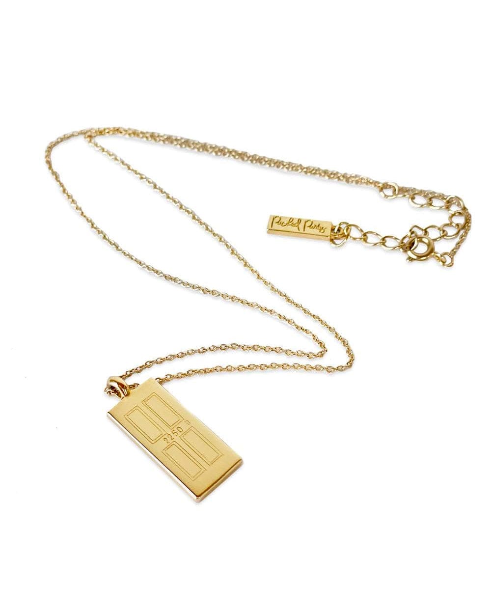 Doorstep Pendant Necklace (Engravable Custom Necklace)