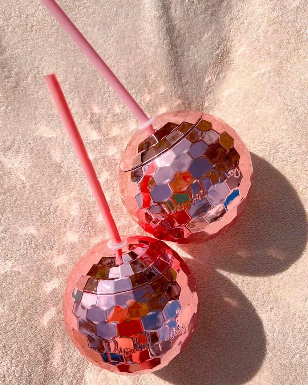 Pink Disco Ball Sipper Bundle
