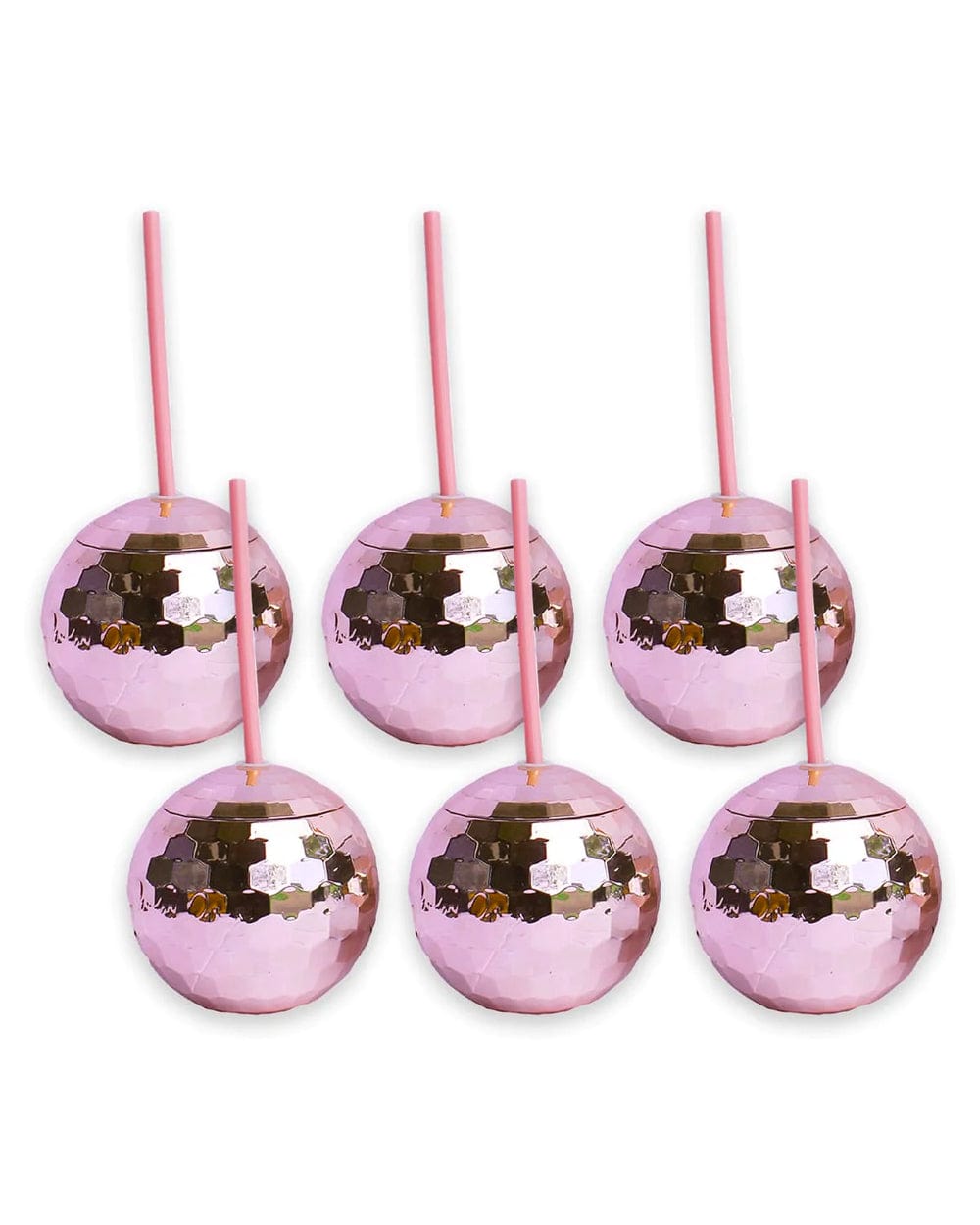 Pink Disco Ball Sipper Bundle