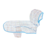 Grid Raincoat For Dogs
