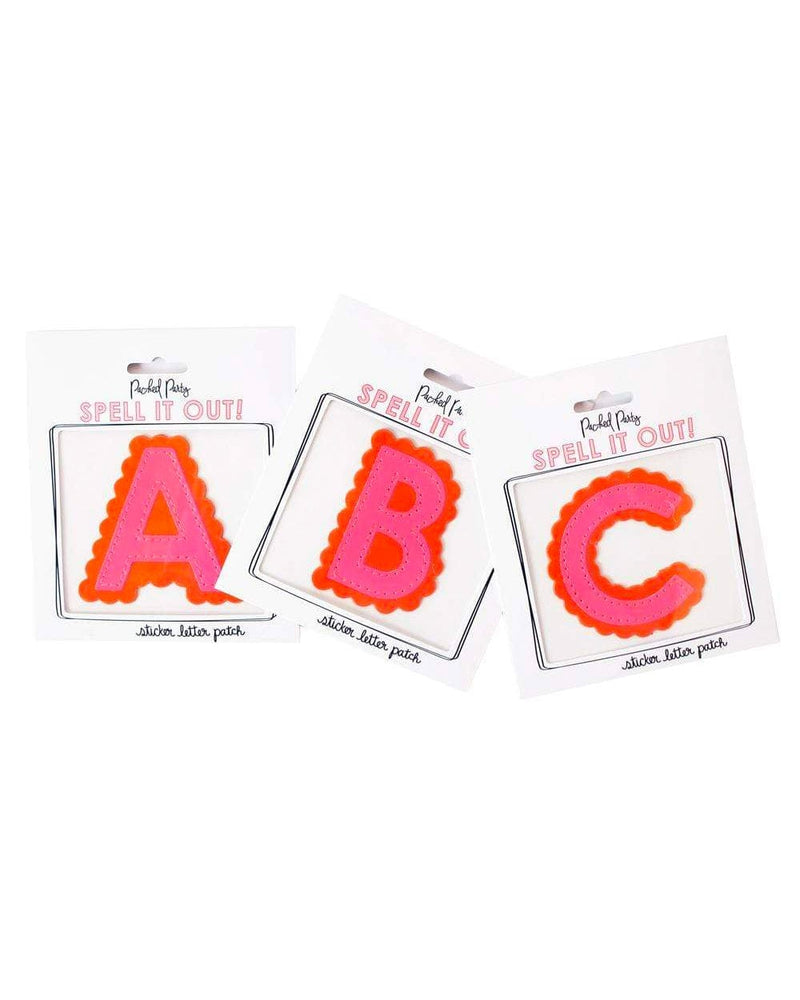 Packed Party Confetti Letters, D