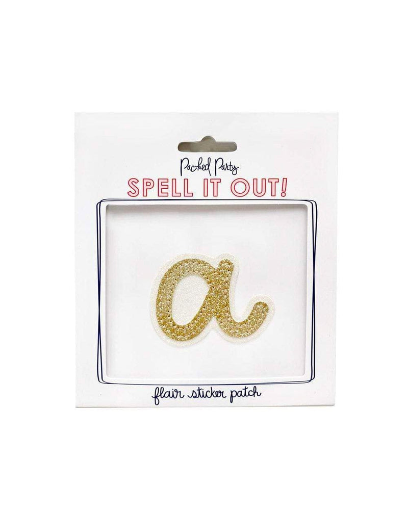 Gold Standard Stick-On Letter