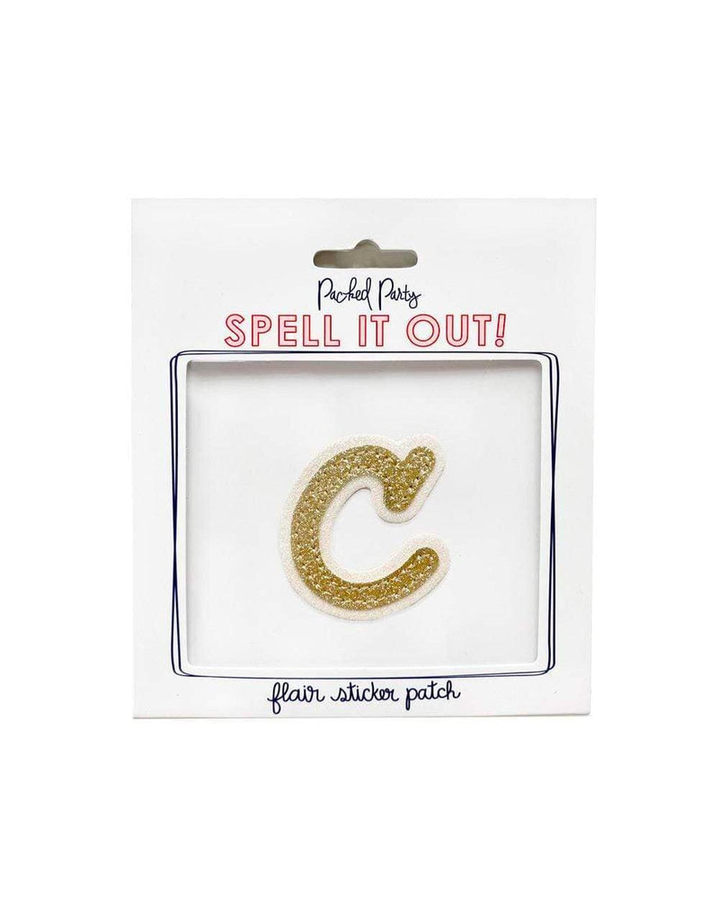 Gold Standard Stick-On Letter