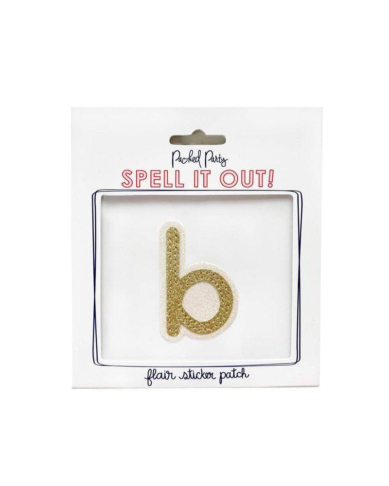 Gold Standard Stick-On Letter