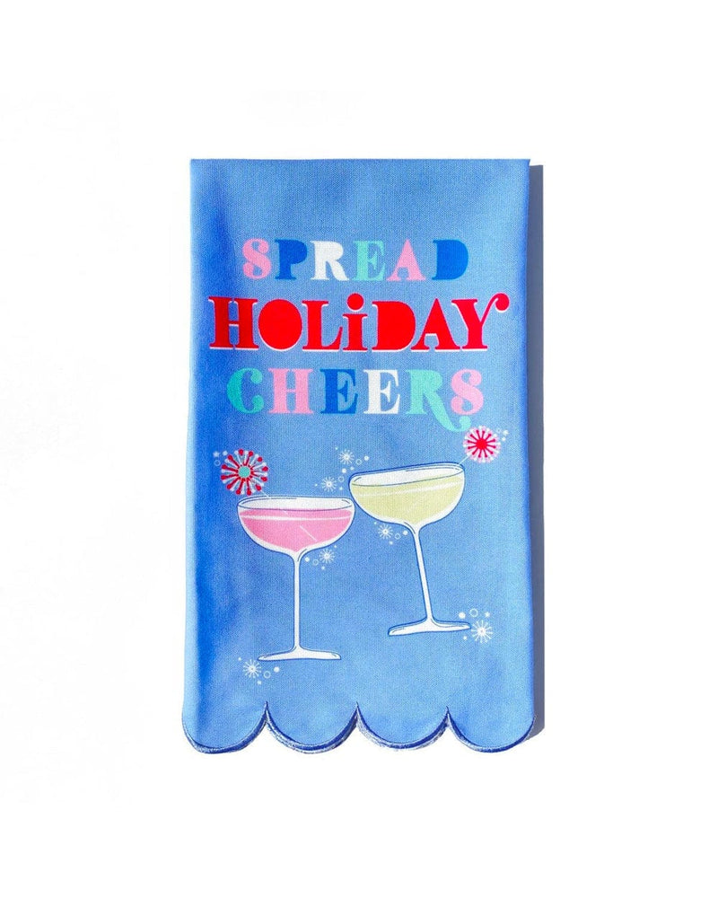 Spread Holiday Cheers Tea Towel