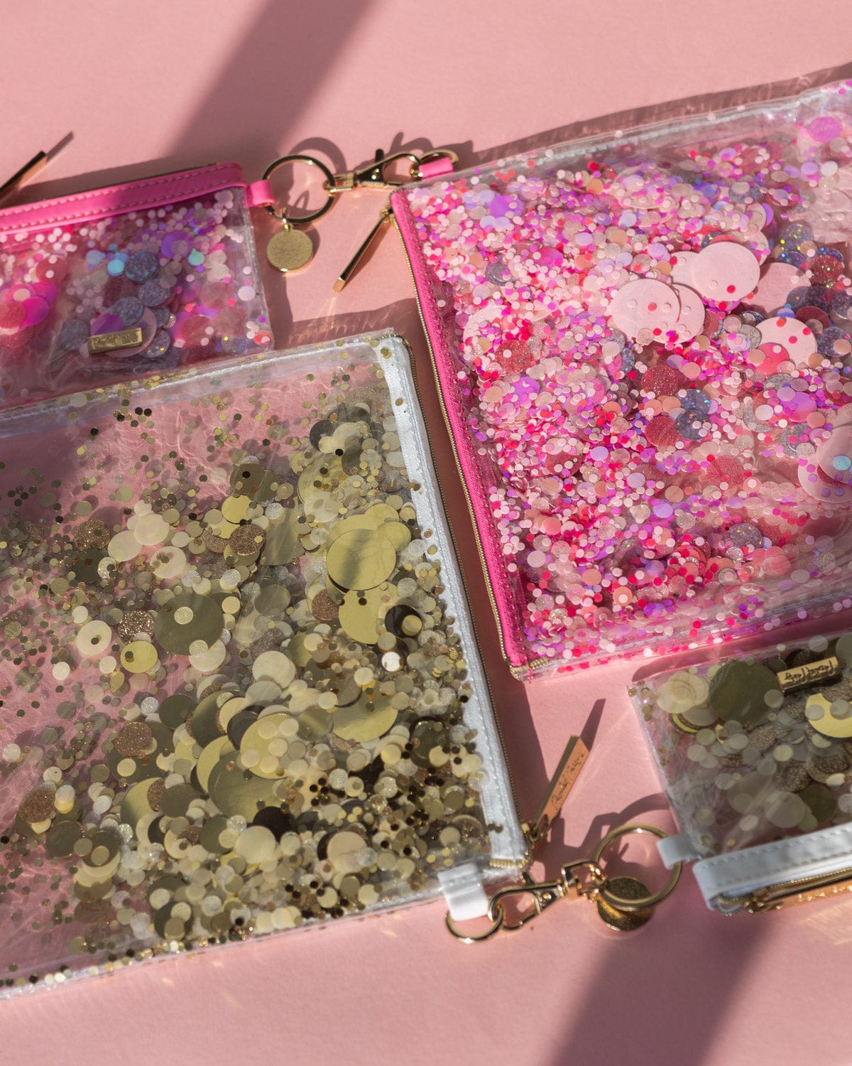 Good As Gold Confetti Everything Pouch