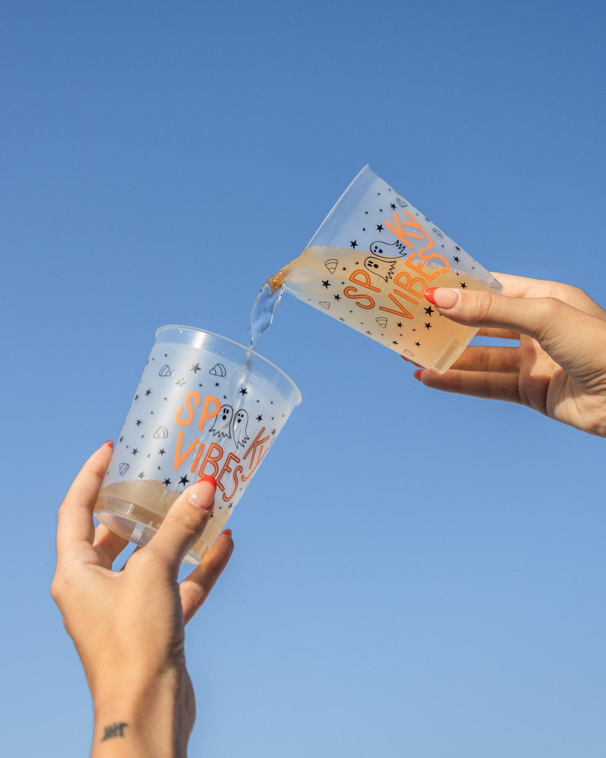 Spooky Vibes Reusable Party Cups (set of 10)