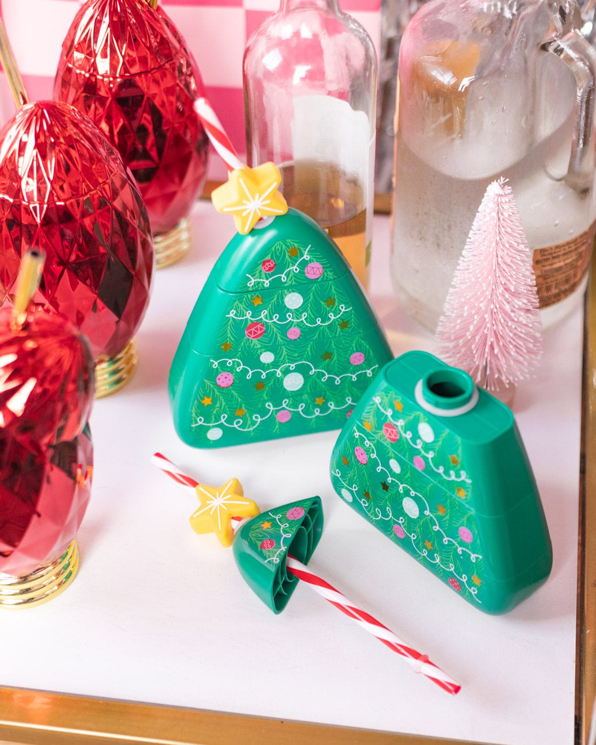 Christmas Tree Novelty Sipper