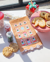Gingerbread House Party Holiday Tea Towel