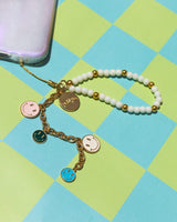 Smiles for Miles Beaded Phone Charm