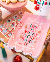 Life Is What You Bake It Holiday Tea Towel