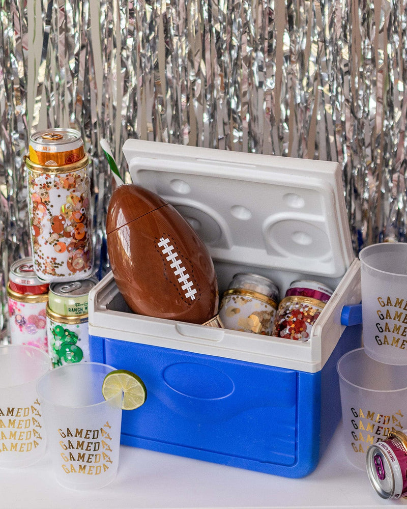 tailgate time bundle with sippers, cups, and can coolers