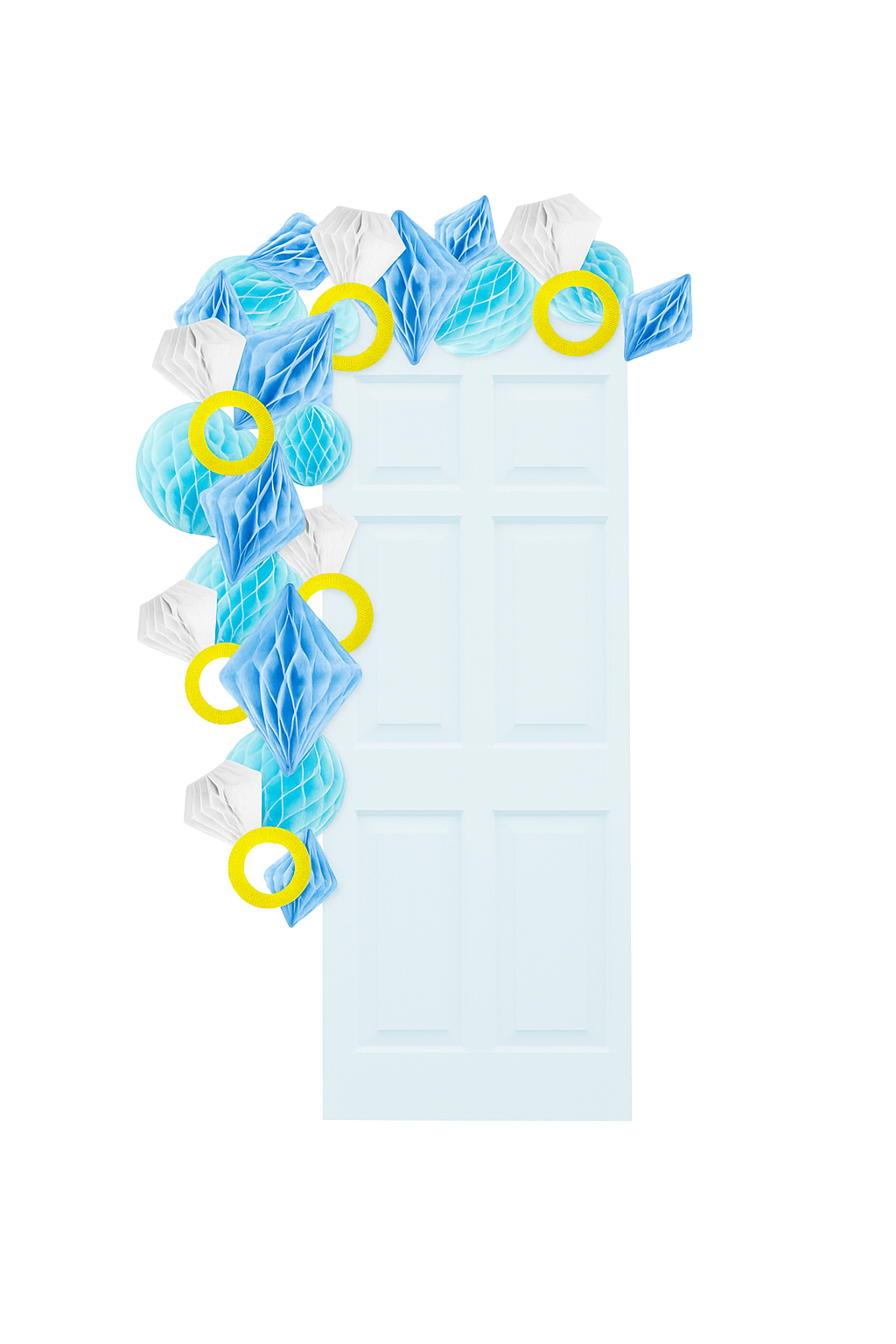 Diamonds & “I Do’s” Honeycomb Bridal Garland