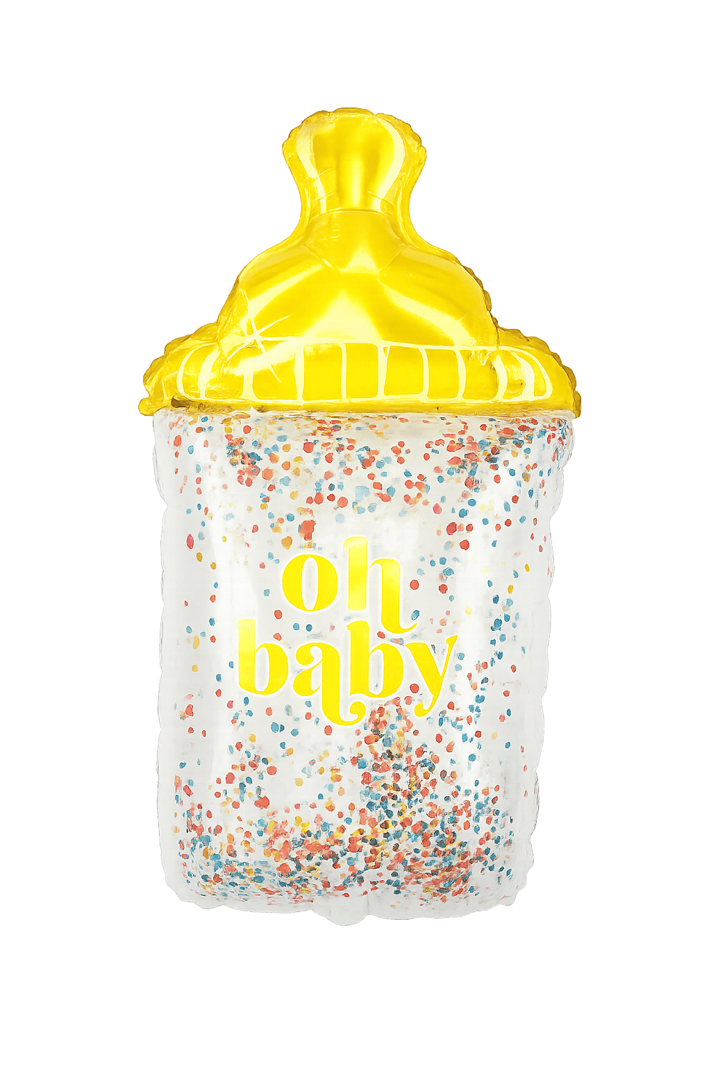 Oh Baby Confetti-Filled Bottle Balloon