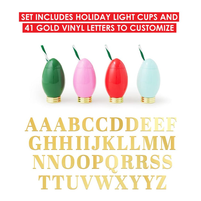 Packed Party Christmas Light Bulb Tumbler holds 24 oz. 