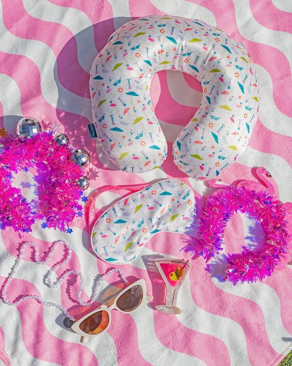 Out Of Office Neck Pillow & Sleep Mask Set