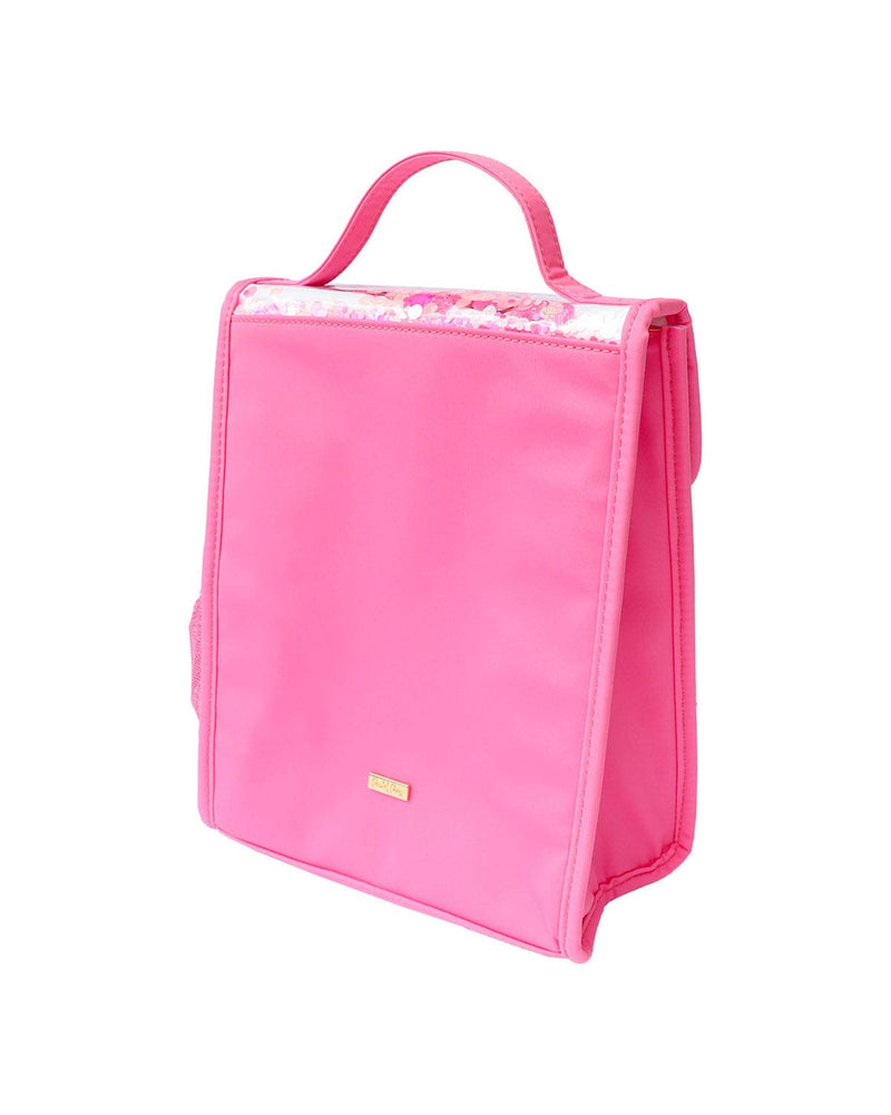 Pink Party Confetti Insulated Pink Lunchbox