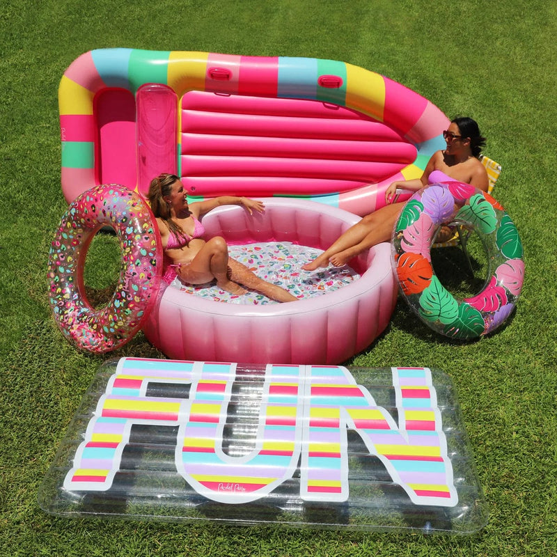 Palm Luxe Inflatable Confetti Filled Tube
